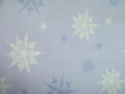 Snowflake printed fleece